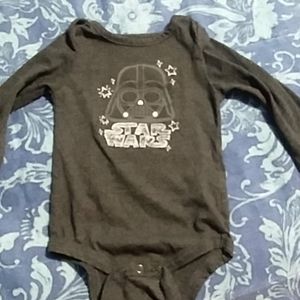 Star wars infant 12 m l/s onesie